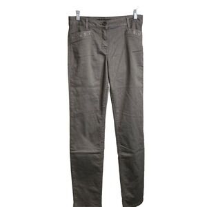 Olsen Europe Women's Lisa Gray‎ Bedazzled Jeans Sz 8 Sparkly Rhinestones Bling